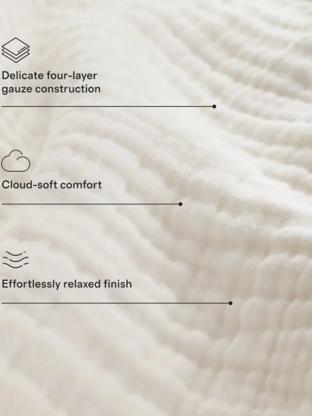 Organic Cotton Airy Gauze Duvet Cover Twin  Dune Tan